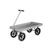 3' Deep Lip Heavy-Duty Wagon Trucks, 12' Mold-On Rubber Wheels (3,500 lbs. Capacity)