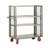 2-Sided Adjustable Shelf Truck, w/ 3 Shelves