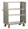 2-Sided Adjustable Shelf Truck with Solid Panel Ends