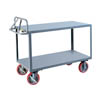 2 Shelf Heavy Duty Ergonomic Truck with Brakes, Flush Shelves (3,600 lbs. capacity)