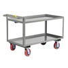 Lipped Shelf Merchandise Collector, 6' Polyurethane Casters (3,600 lbs. capacity)