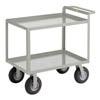 Cushion-Load Merchandise Collector, Lipped Shelves with 9' Pneumatic Casters (1,200 lbs. capacity)