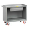 48' Wide Mobile Bench Cabinet w/ Heavy-Duty Drawer