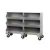 Welded Steel Mobile Storage Bins (2,400 lbs. Overall Capacity)