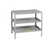 Multi-Shelf Machine Table- 3 Shelves, 18" Deep