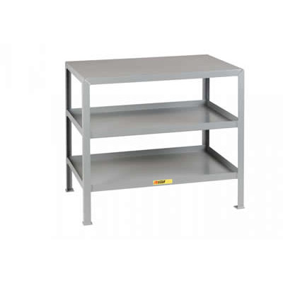Multi-Shelf Machine Table- 3 Shelves, 30" Deep