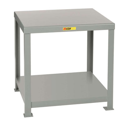 Heavy-Duty Machine Table w/ Lower Shelf- 30"W x 16"D