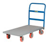 6-Wheel Platform Truck 30"W, 1 Handle (3,600 lbs. Capacity)