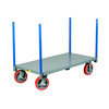 Pipe Stake Trucks w/ 8' Polyurethane Casters, 30' Wide