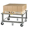 Ergonomic Ajustable Height Mobile Pallet Stand, Open Deck