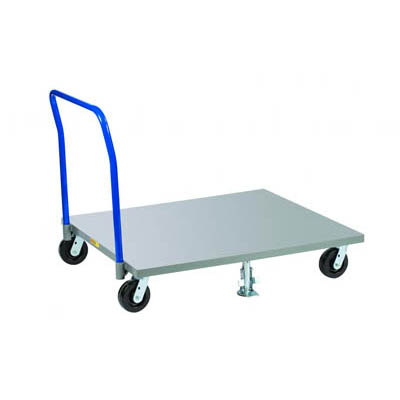 Solid Deck Pallet Dolly w/ Handle