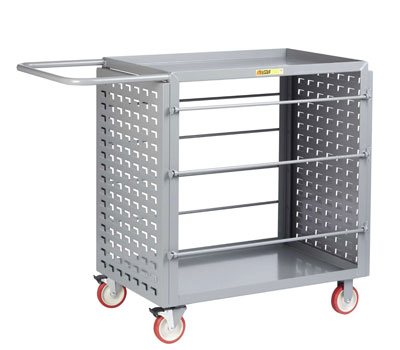 Double Sided Wire Reel Cart w/ Louvered Panel