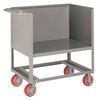 Raised Platform Box Truck w/ Solid Sides & Open Base, 3-Sided Model (2,000 lbs. Capacity)