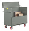 Security Box Truck w/ Solid Sides & 6' Polyurethane Casters