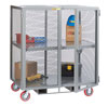Forkliftable Mobile Storage Locker w/ 2 Fixed Shelves