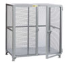 High Visibility Welded Storage Locker, No Center Shelves, 30'Deep