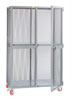 All Welded Mobile Storage Locker w/ 1 Center Shelf