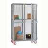 All Welded Mobile Storage Locker w/ 1 Adjustable Shelf, 30'W x 60'D x 81'H