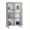 All Welded Mobile Storage Locker w/ 2 Center Shelves