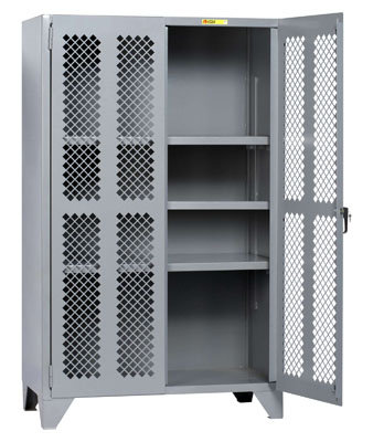 High Visibility Storage Cabinet, 3 Adjustable Shelves