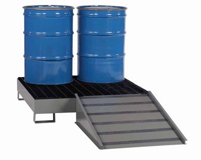 Forkliftable Spill Control Platform, 4 Drum