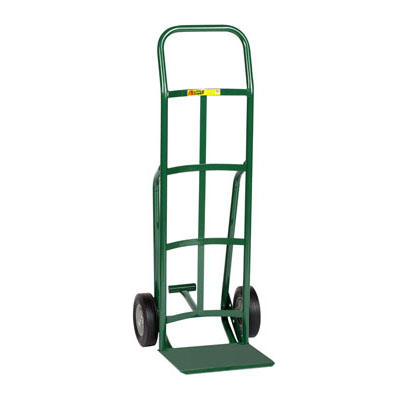 12" Reinforced Nose Hand Truck, Folding Foot Kick Model w/ Continuous Handle
