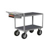 Instrument Cart with Writing Shelf and Storage Pocket, Flush Shelves with Vinyl (1,200 lbs. capacity)