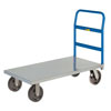 Heavy-Duty Platform Truck 36'W, 8' Phenolic Casters (3,600 lbs. Capacity)