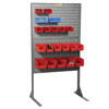 Stationary Pegboard or Louvered Panel Storage