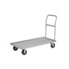 Platform Trucks with Lip Edge, 6' Mold-On Rubber Casters (1,600 lbs. Capacity)