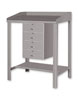 Standing Shop Desks - 36'Wide Open body desk w/ 4 Drawers