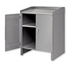 3036, Shop Cabinet Desk, 3 Shelves