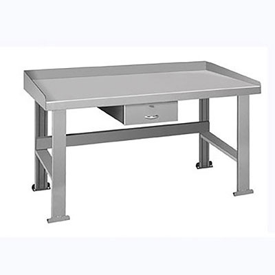 BD Series Welded Steel Benches Basic + Drawer 48"Wide