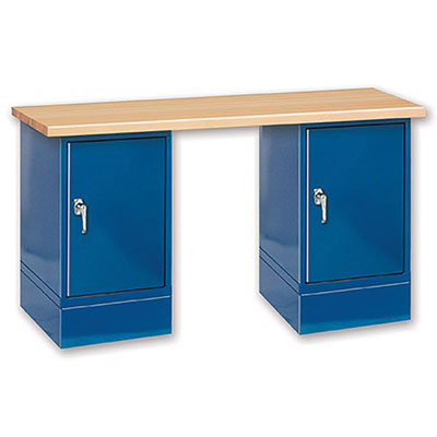 CB Series Door Cabinets Wood Top 30"D