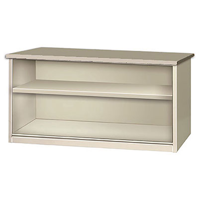 CS Series Sliding Door Cabinets Basic + Shelf Steel Top