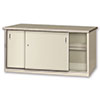 CS Series Sliding Door Cabinets Basic + Door & Shelf Steel Top 28" Deep