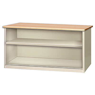 CW Series Sliding Door Cabinets Basic + Shelf Wood Top