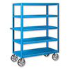 H Series, 5 Shelf,  Heavy Duty Stock Carts,  30"Wide