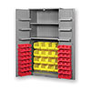 HDBC Series - Style C - Heavy Duty Flush Door Storage Bin Cabinets