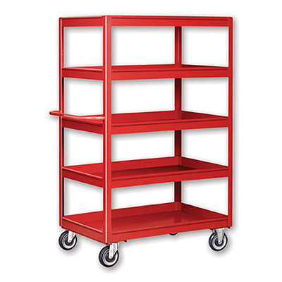 L Series 5 Shelf Stock Cart, 24" W ide