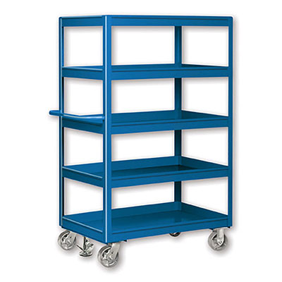 L Series 5 Shelf Stock Cart, 18"Wide