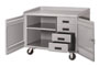 PC Series 48'W Mobile Cabinet Workbenches w/ 4 Drawers