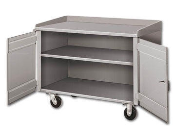 PC Series 48'W Mobile Cabinet Workbenches