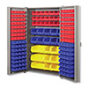 Pocket Door Bin Cabinet, 170 Bins