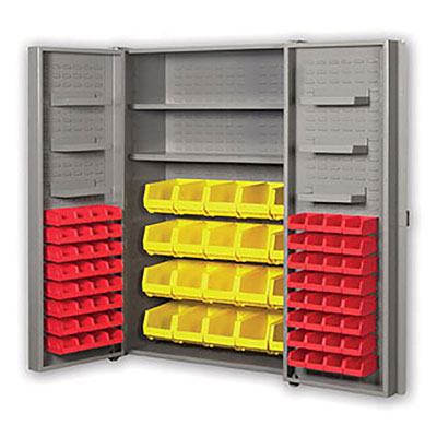 PDBC Series - Style C - Heavy Duty Pocket Door Storage Bin Cabinets