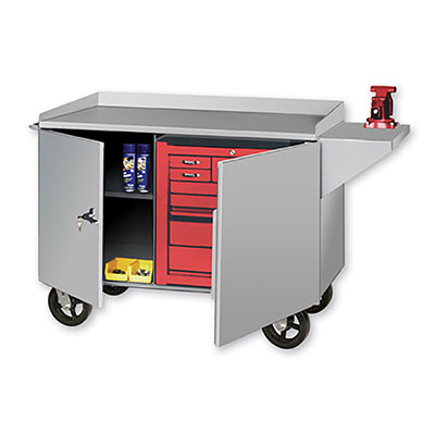 Portable Tool Cabinet Bench