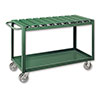 S-DT Series Slat Top Carts - 3 Shelves
