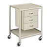 TU Series Utility Tables & Carts 24"W x 36"D w/ 2 Shelves & 3 Drawers