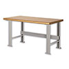 W Series Knock Down Wood Top Work Bench, 144