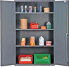 All Welded bin Cabinet w/ 3 Adjustable Shelves, 36' Wide